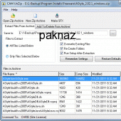 CAM UnZip 5.0 screenshot