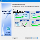 TeraByte Drive Image Backup and Restore 3.09 screenshot