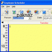 Employee Scheduler 3.01 screenshot