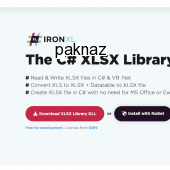The C# XLSX Library 2020.9 screenshot