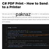 C# Print PDF 2020.10.0 screenshot