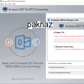 Microsoft OST to PST Converter 21.9 screenshot