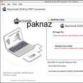 OLM to PDF Converter for Mac 21.4 screenshot