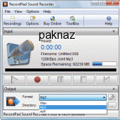 RecordPad Sound Recording Software Free 5.35 screenshot